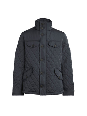 George Quilted Jacket - Navy