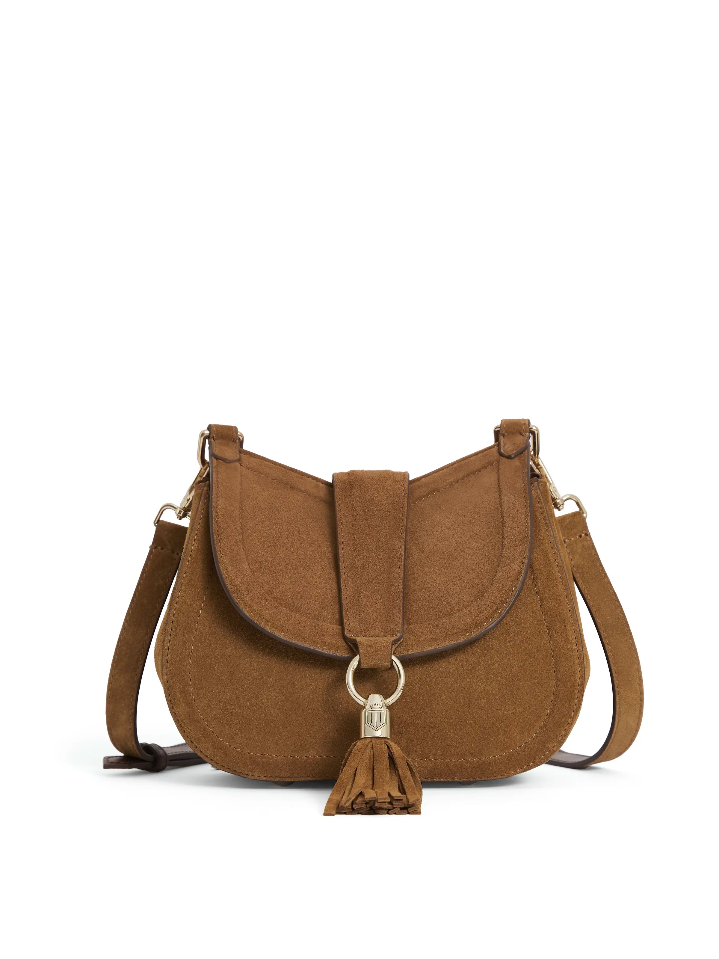 Tan over the shoulder bag sales