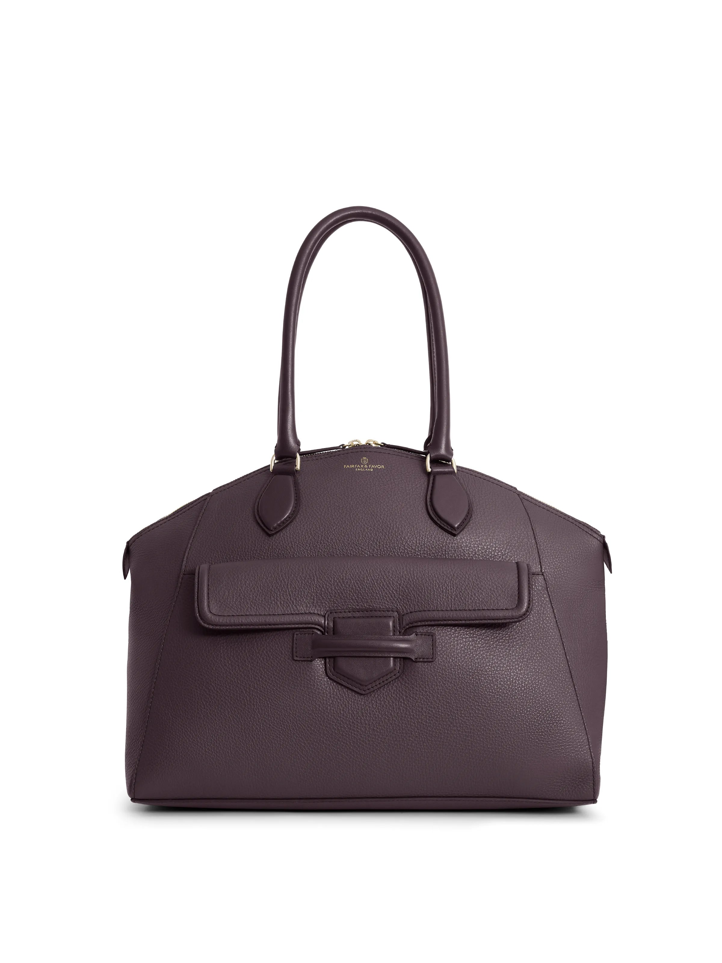 FAIRFAX - Shop the Mini Massingham Bag in Chocolate Leather  Fairfax & Favor Chocolate Mini Massingham main image 2