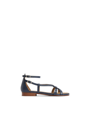 The Rome - Women's Sandal - Navy Leather