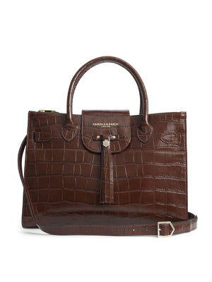 The Windsor - Women's Work Bag - Conker Leather