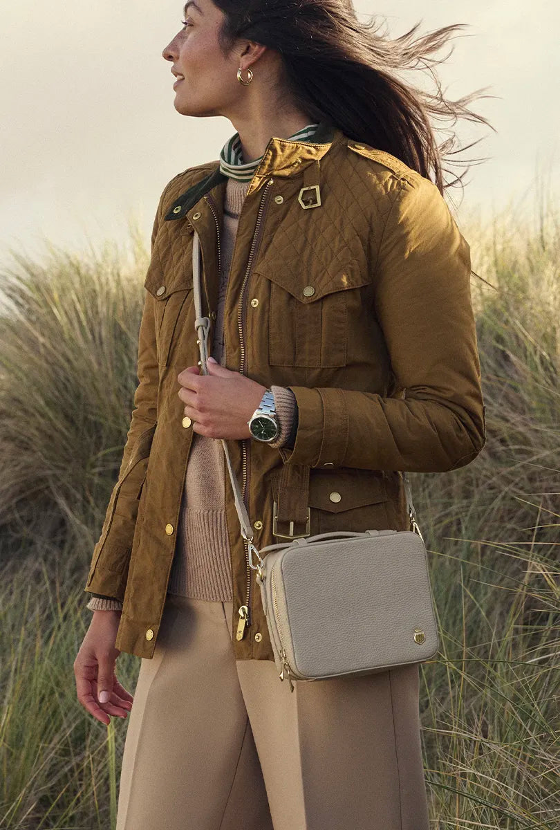 Liza Waxed Jacket - Fern/Ancient