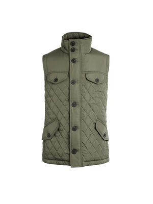 The George Quilted Gilet Sage