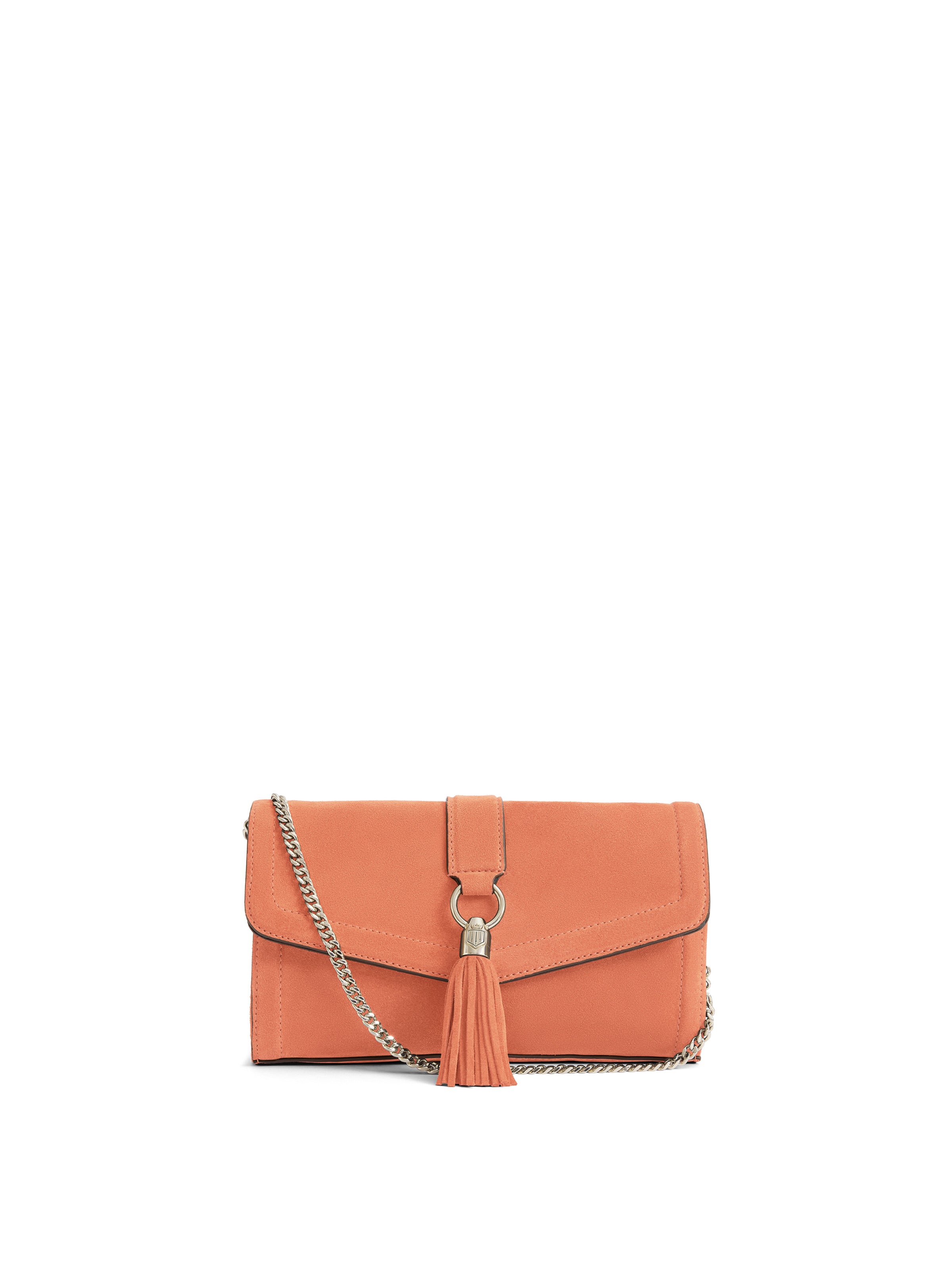Langham - Women's Clutch - Melon Suede | Fairfax & Favor