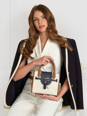 The Windsor - Women's Mini Handbag - Tri-Colour Leather