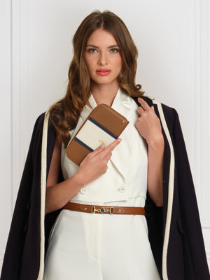 The Salisbury - Women's Purse - Tri-Colour Leather