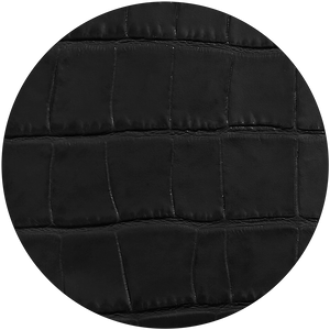 black croc material swatch
