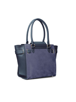 The Windsor - Women's Tote - Ink Suede