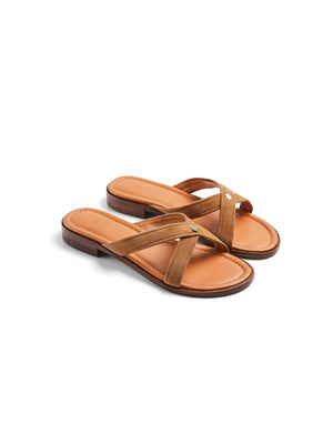The Holkham - Women's Sandal - Tan Suede