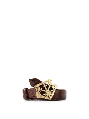 The Clarence Belt - Conker Leather