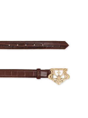 The Clarence Belt - Conker Leather