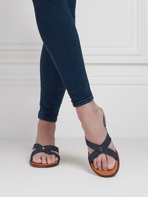 The Holkham - Women's Sandal - Navy Suede