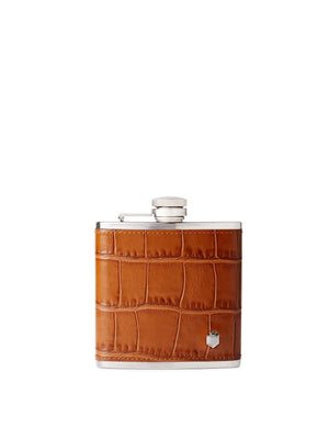 Westminster Hip Flask Tan Leather