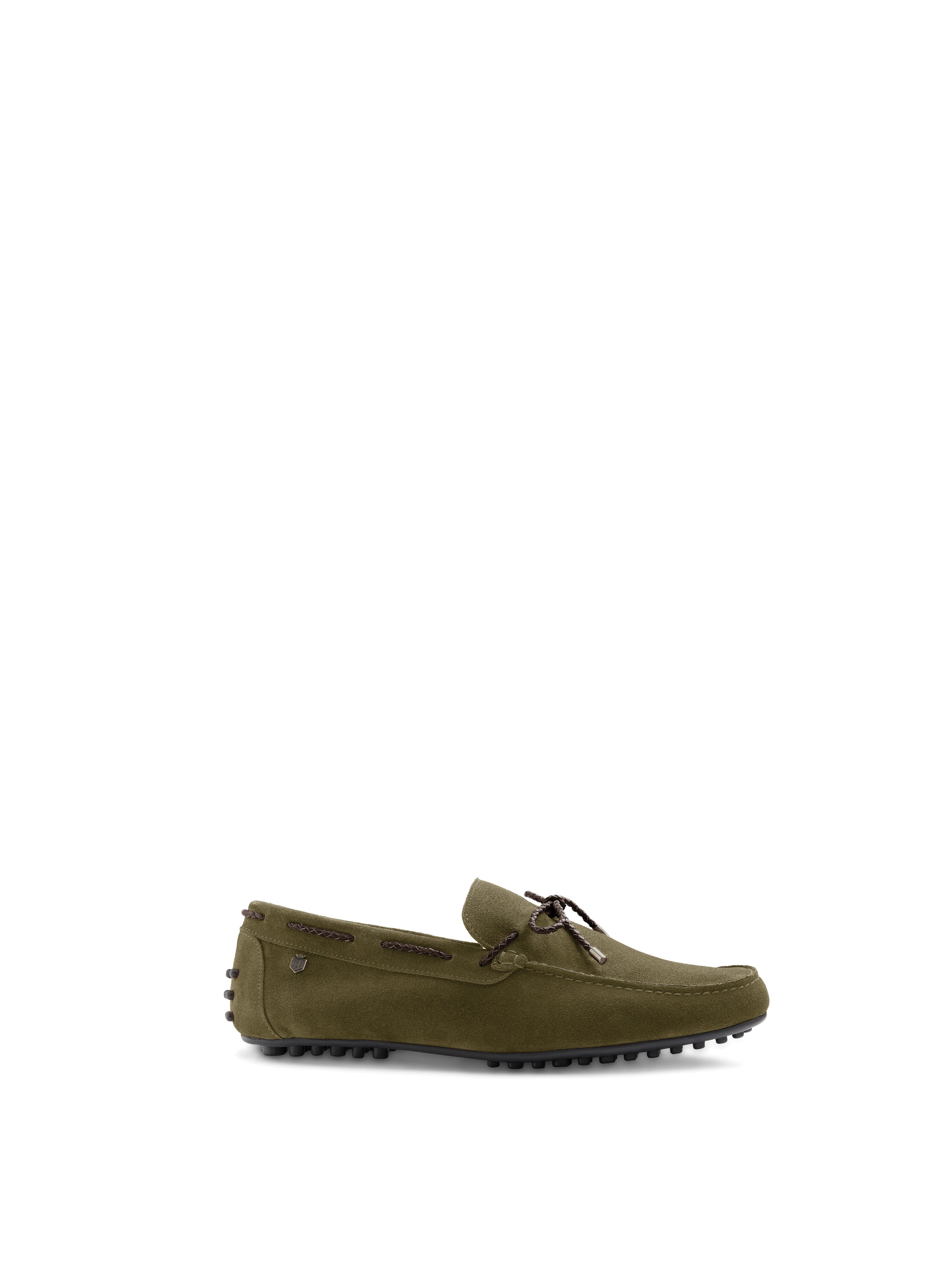 Aston - Men's Driving Shoes - Moss Green Suede | Fairfax & Favor Aston - Men's Driving Shoes - Moss Green Suede | Fairfax & Favor