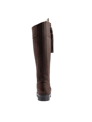 The Shearling Lined Regina (Chocolate) Regular Fit - Nubuck Boot