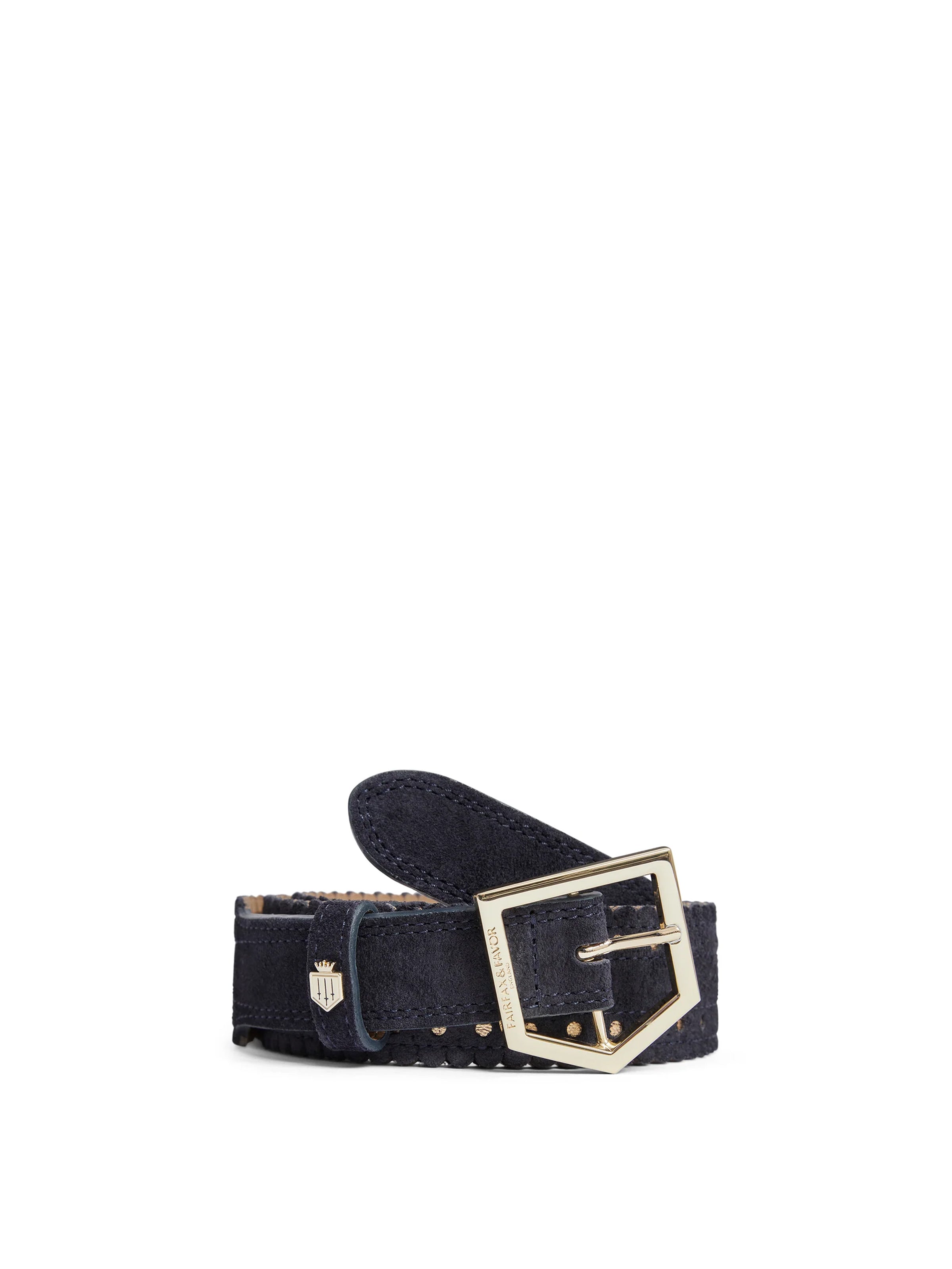 Anniversary Regina Women's Belt Navy & Gold Fairfax & Favor