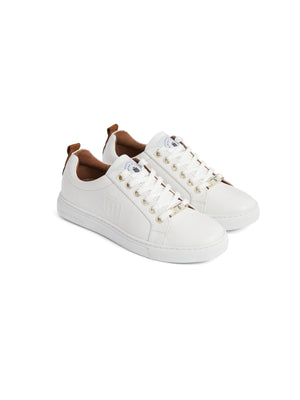 The Finchley - Women's Trainer - White Leather