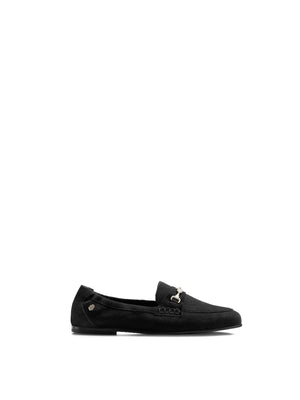 The Newmarket - Women's Loafer - Black Suede