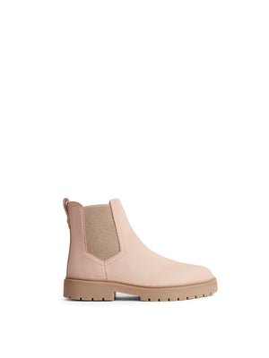 The Boudica - Women's Summer Ankle Boot - Blush Nubuck