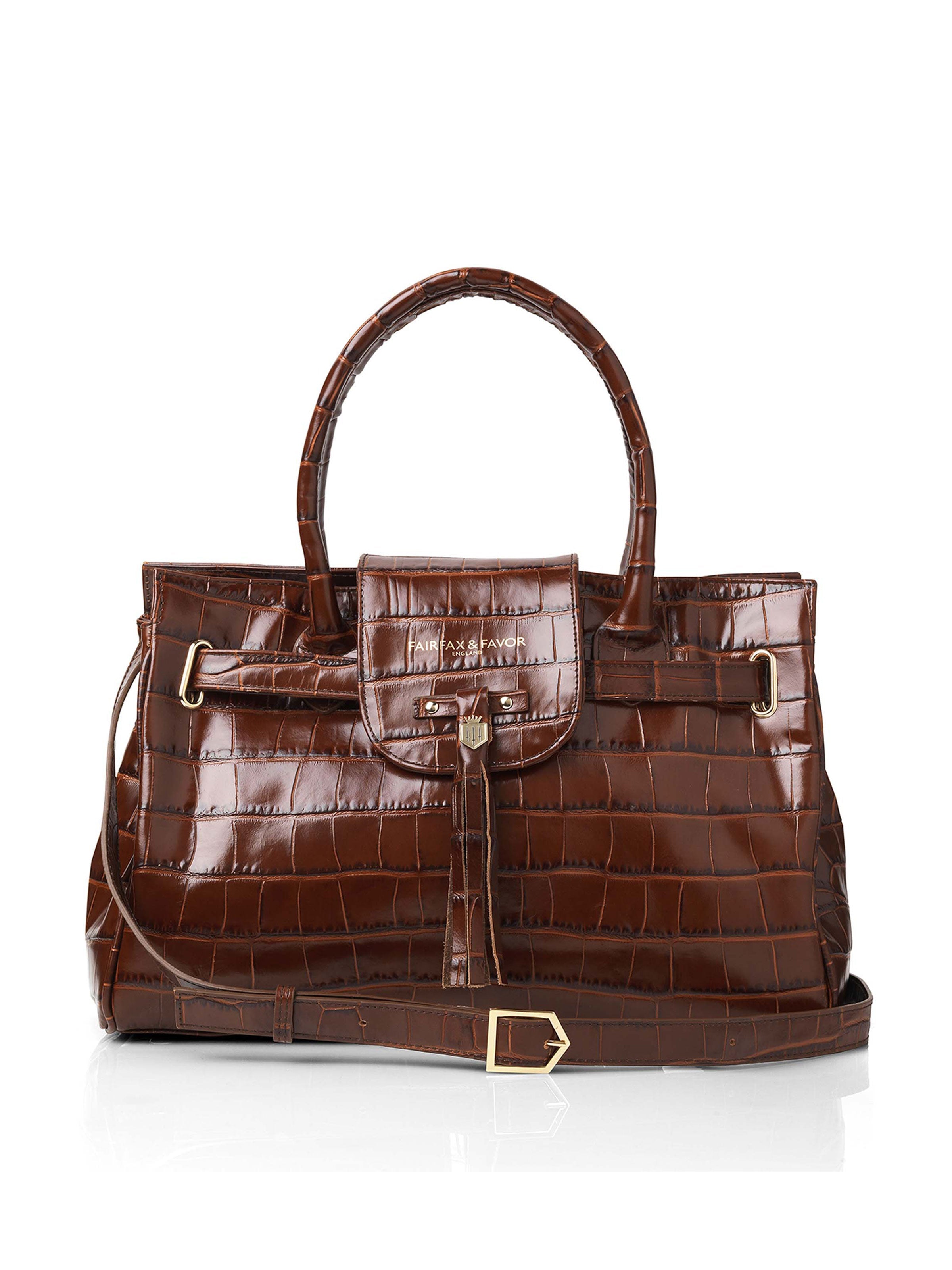 Windsor - Women's Handbag - Conker Leather | Fairfax & Favor