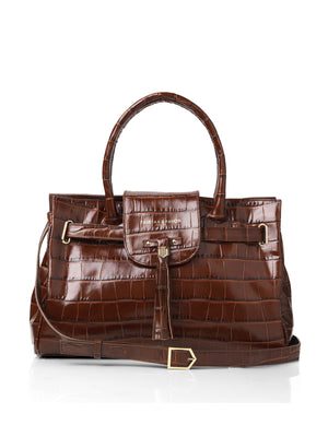 The Windsor - Women's Handbag - Conker Leather