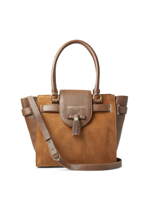 The Windsor - Women's Tote - Tan Suede
