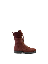 Shearling Lined Anglesey - Port Nubuck