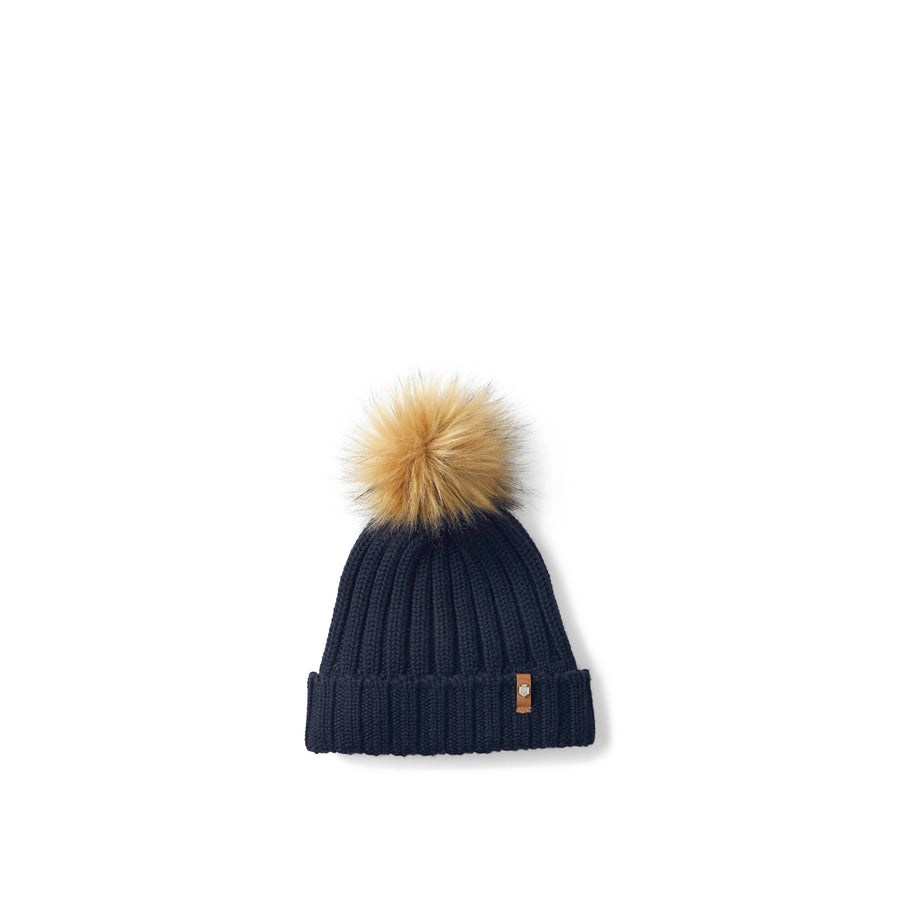 Signature Bobble Hat - Women's Bobble Hat - Navy