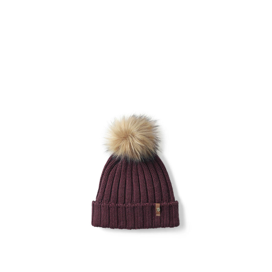 Signature Bobble Hat - Women's Bobble Hat - Port
