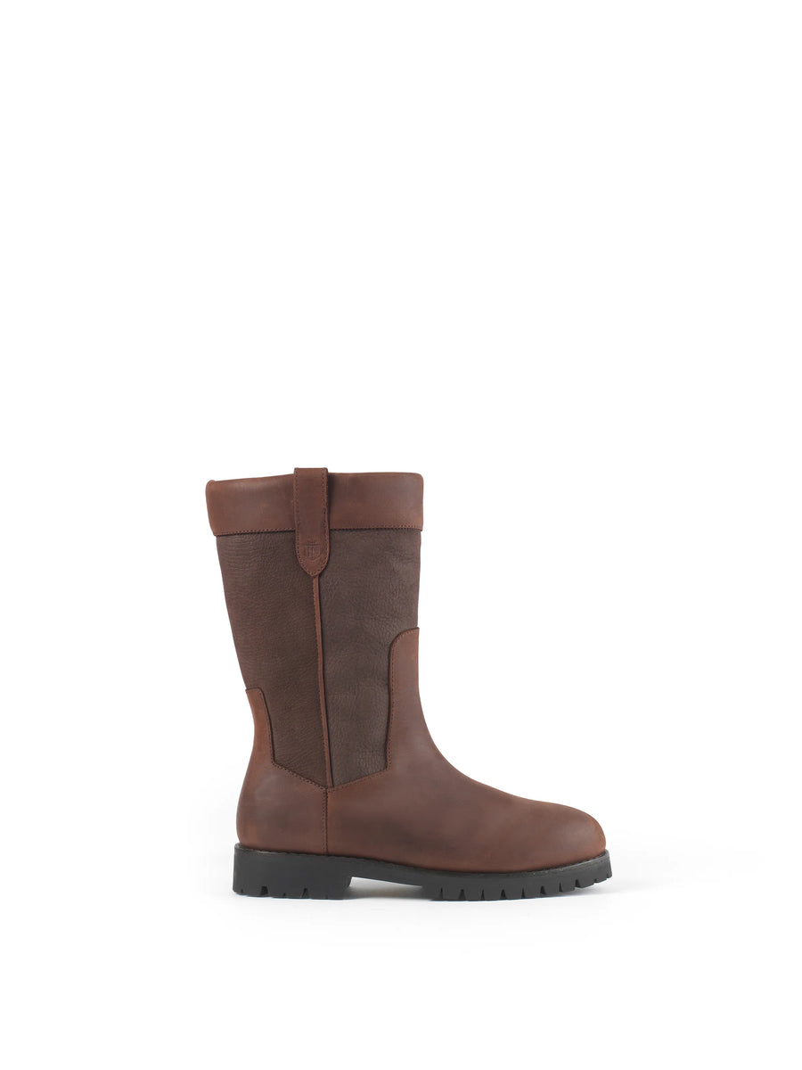 Burghley - Burghley Mid Calf - Mahogany Leather