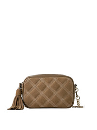 Farnham - Quilted Tan Suede