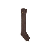 Knee High Merino Sock - Chocolate