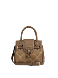 Mini Windsor - Quilted Tan Suede
