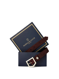 Sennowe Belt - Port Suede