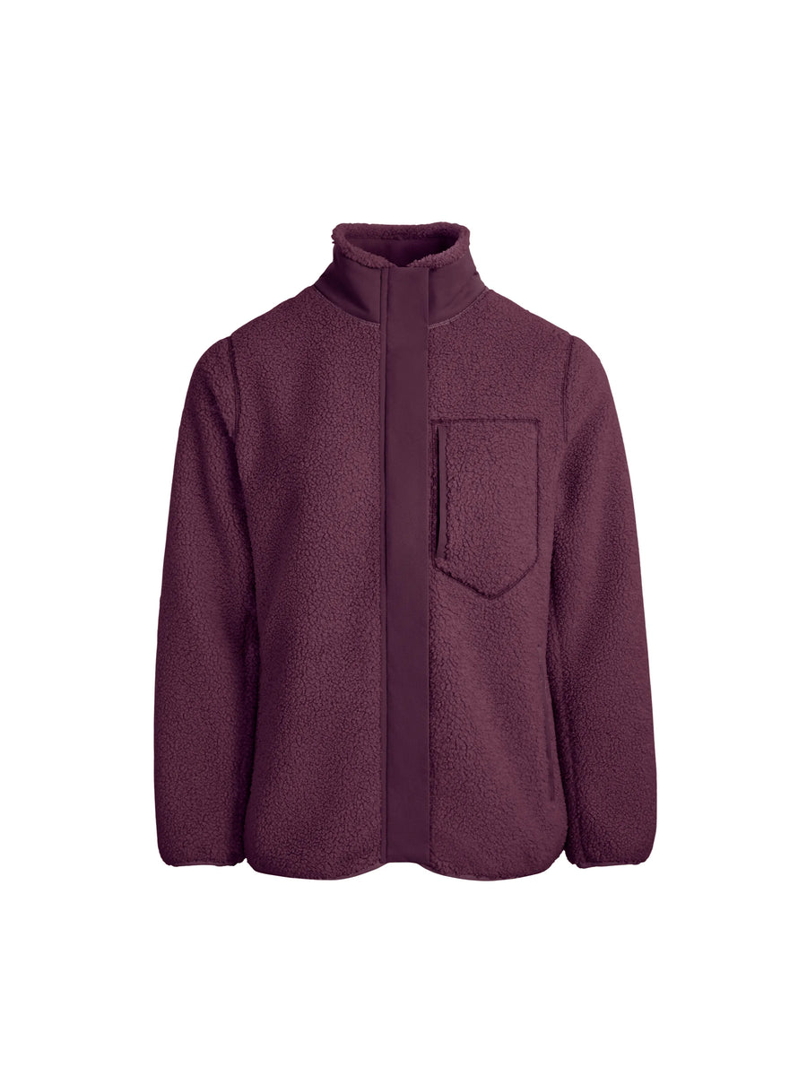 Agnes - Women's Fleece Jacket - Port