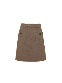 Flora - Houndstooth Brown