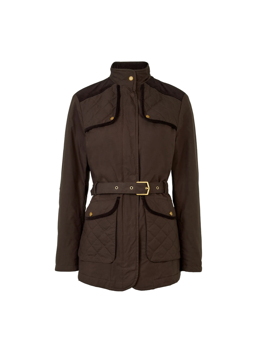 Isla - Isla Wax Jacket - Walnut