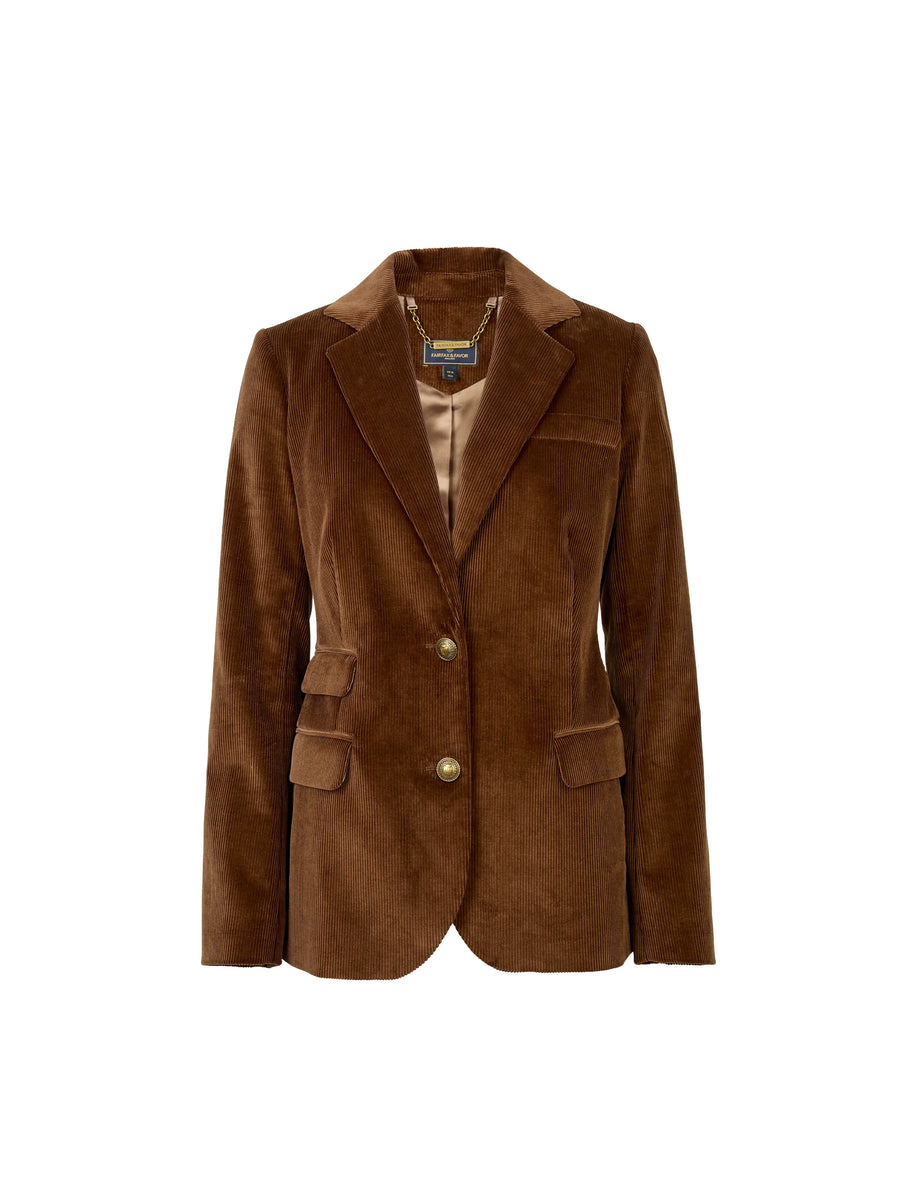 The Josie - Josie Blazer - Tan Cord