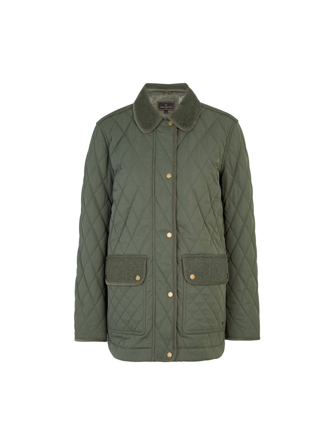 Lorna Quilted Jacket - Khaki - Jackets