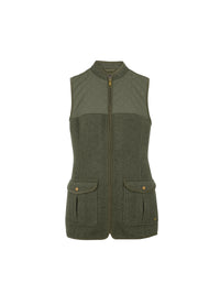 Lorna Quilted Gilet - Khaki - Jackets