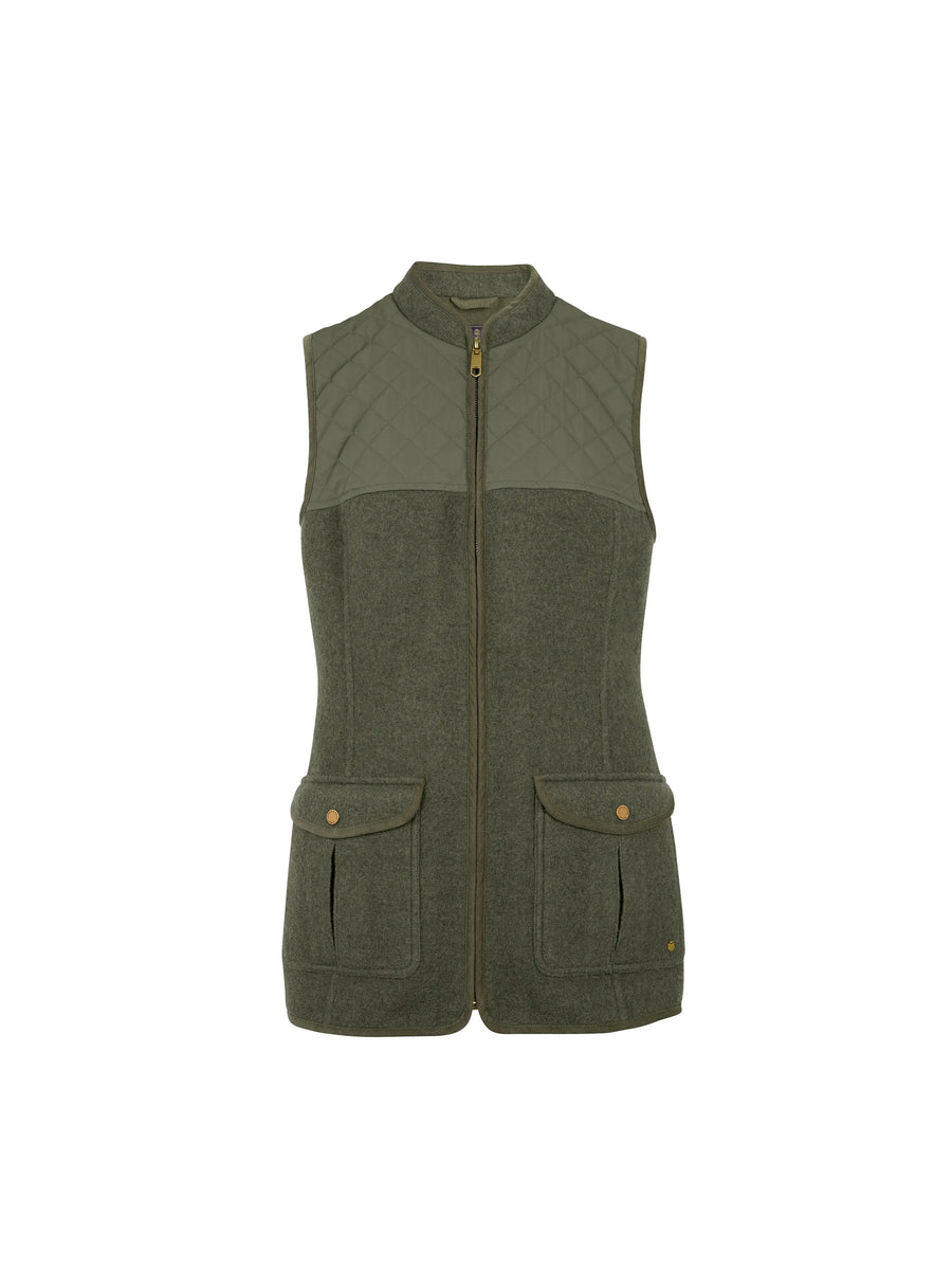 Lorna - Lorna Quilted Gilet - Khaki