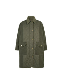 Lorna Quilted Cape - Khaki