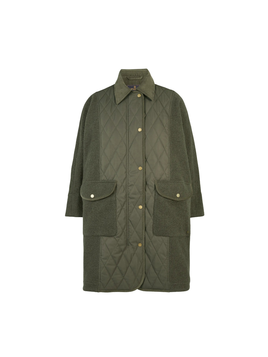Lorna - Lorna Quilted Cape - Khaki