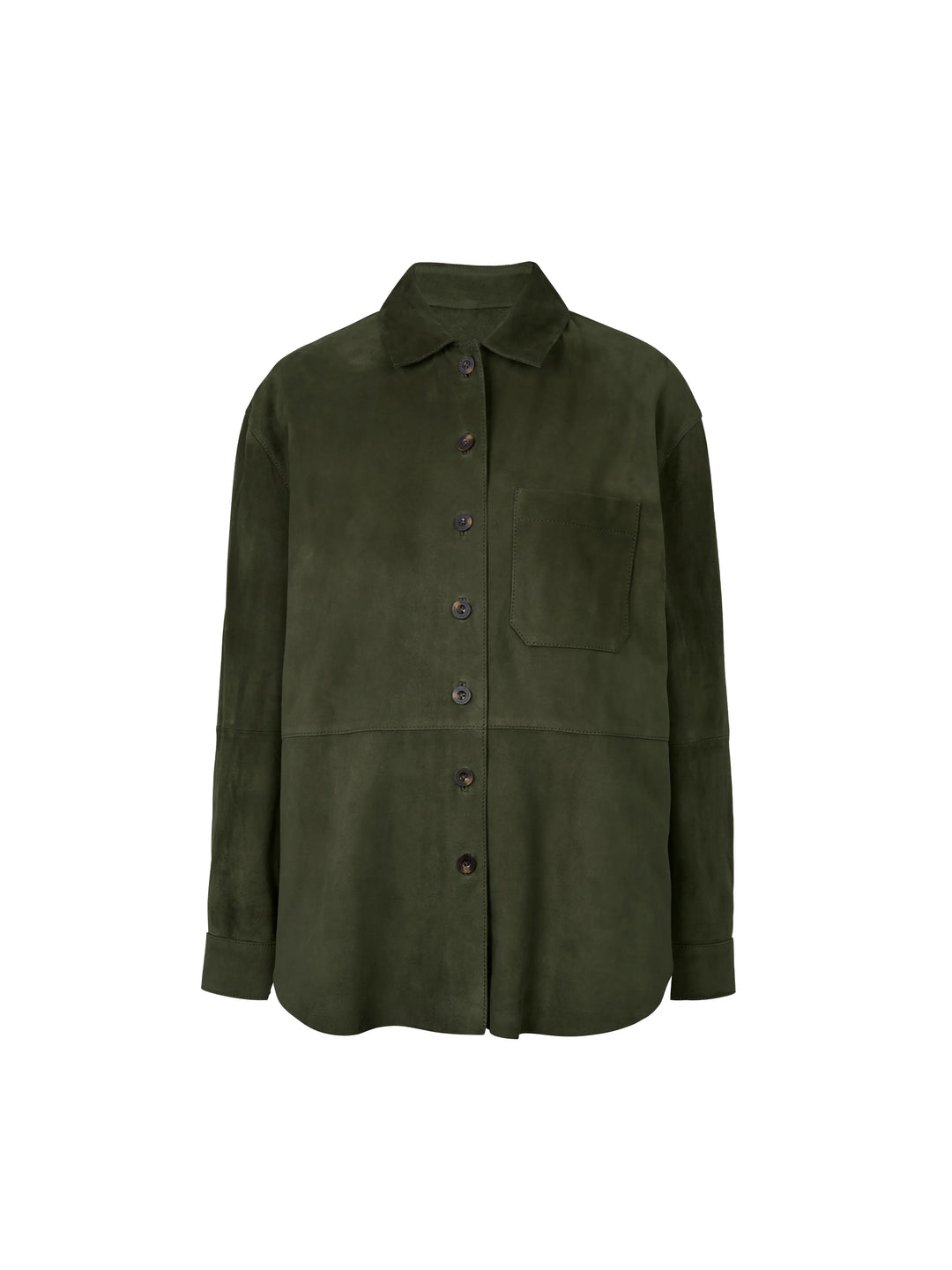 Maya - Dark Green Suede - Tops