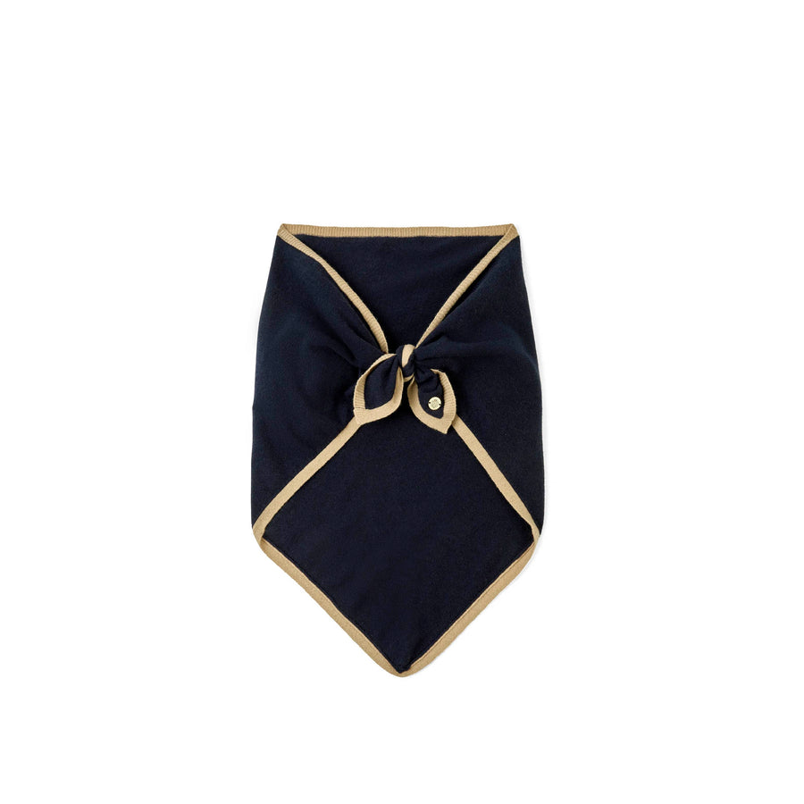 Signature Scarf - Signature Scarf - Navy & Tan