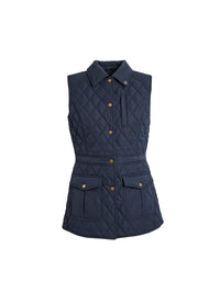 Martha Quilted Gilet - Navy