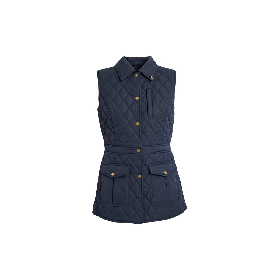 Martha - Martha Quilted Gilet - Navy