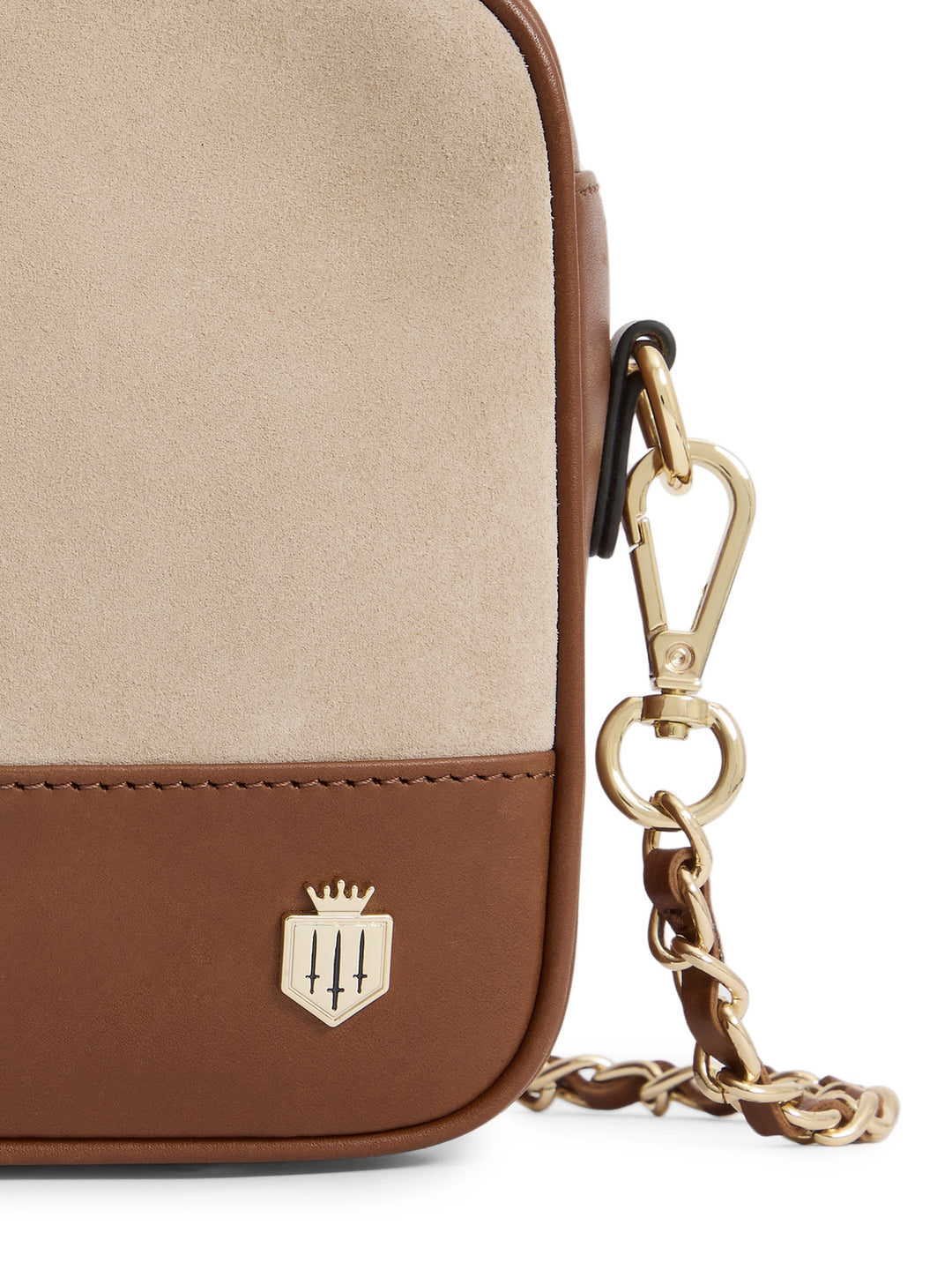 Finsbury Cross Body Bag - Tan & Stone Leather - Bags