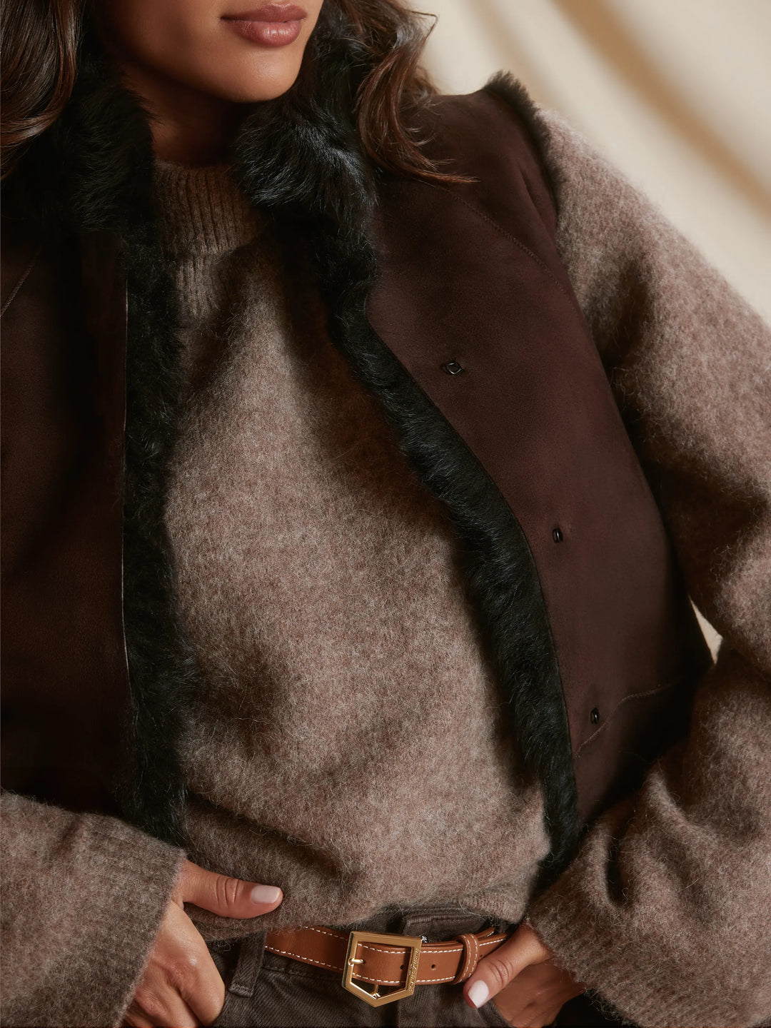 Beth Gilet - Chocolate Toscana - Jackets