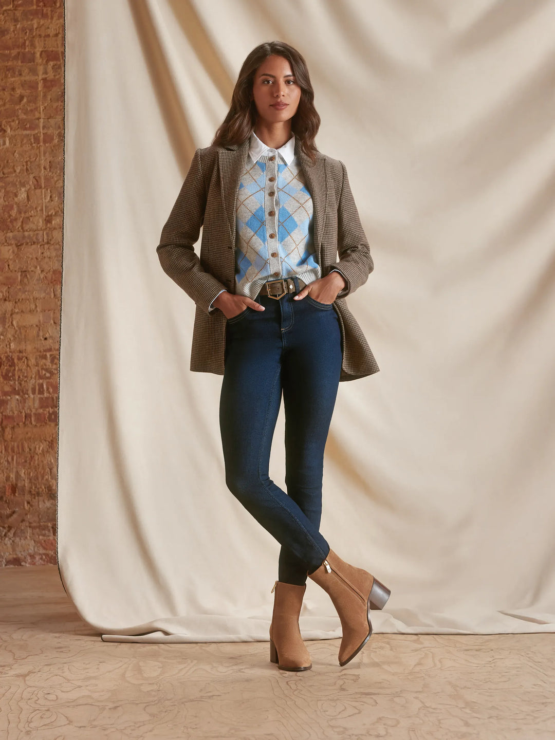 Heeled Ludlow - Tan Suede - Ankle Boots